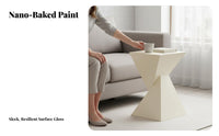 Double Pyramid Side Table Multi-Functional Household Furniture Compact