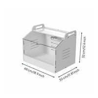 Breeding Incubator Box Transparent Top Brooding Chamber Slanted Front Opening