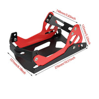 Front Wheel Chock Stand Iron Vehicle Accessory Self-Locking for Hauling Vehicle
