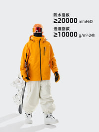 oddivski2025新款滑雪服男女款套装3L专业防水防风单双板滑雪衣裤