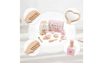 Wooden Makeup Toy Set Pretend Play Makeup Set Portable for Kids, Young Children