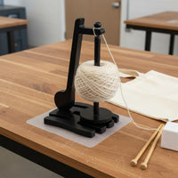 Wooden Yarn Holder Easy Assembly Sewing and Knitting Accessory for Craft Room