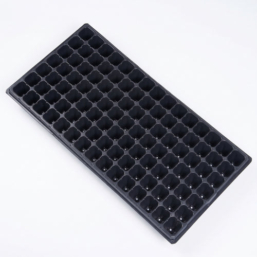 10 Pieces Seedling Tray Compartmented Starting Tray Black for Growers, Gardeners