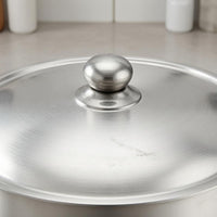 Thick Aluminum Pot Smooth Finish Traditional Caldero Silver for Boiling