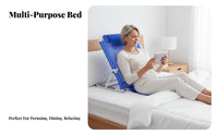 Foldable Bed Lounger Ergonomic Design Adjustable Backrest Anti-Slip Base