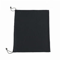 Black Bird Enclosure Cover Flat Rectangular Drawstring Bird Enclosure Cover