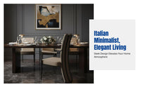 Dining Chair, Modern Italian Design, Luxury Backrest, Brushed Stainless Steel, Leather, Restaurant, Adult