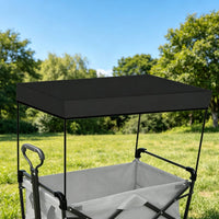 Wagon Canopy Covering Wagon Shade Cover Lightweight Canopy with Poles for Camping