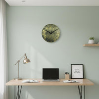 Large 3D Wall Clock Easy to Read Home Decor Non-Ticking for Bedroom, Living Room