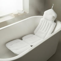 Bathtub Reclining Cushion Padded Spa Bath Pillow Hanging Loop