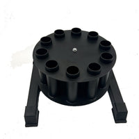 Gatling Cannon 360-Degree Rotatable Barbell Rod Insertion Device Nine-Hole Insertion Tube Gym Olympic Bar Storage Rack