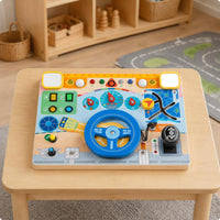 Electronic Steering Wheel Toy Screen-Non-Screen Simulation Driving Board