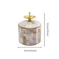 Decorative Jar with Lid Tabletop Container Sturdy for Vanity