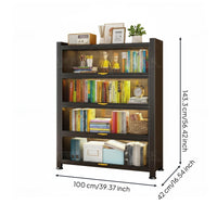 Steel TV Cabinet with Fluted Glass Doors Sturdy Construction Fluted TV Stand High Load Capacity Floor Standing Storage Cabinet for Bedroom