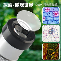 1200x Microscope Toy for Kids, STEM Science Educational Kit
