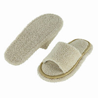 Towel Slippers Lightweight House Shoes Travel Friendly for Floor Cleaning