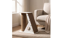 Cat Scratching Tree with Perch Modern Feline Furniture with Scratching Posts Floor-Standing Play House Cats, Living Room