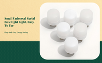 USB rechargeable dimmable night light