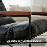 Light Luxury visually pleasing Upholstered Chaise Lounge Modern & design Wave-Form Recliner Adjustable rearrest Seating Furniture Soft Upholstery for Homeowners, Families, Living Room, Bedroom, Apartment, Balcony