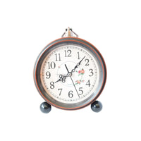 Tabletop Alarm Clock Round Home Decor Compact