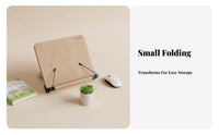 Adjustable literature Easel Foldable Laptop Riser Multi-Functional for Home, Cooks