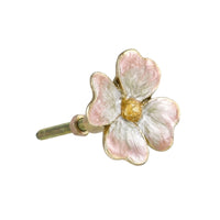 Flower Drawer Pull Elegant Flower Knob Beautiful Metal Knob for Wardrobes