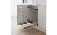Pull-out Trash Can Rack Under-Cabinet Garbage Can Rack Concealed for Kitchen