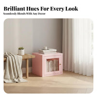 Stackable Storage Cube Dust-Proof Stackable Display Cube Space-Saving