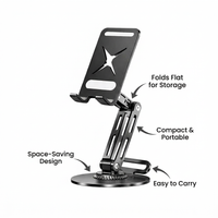 360° Rotation Tablet Holder for Home Office, Adjustable Tablet Stand, Holder Compatible 4-16 Tablet, Stable Non-slip Tablet Holder