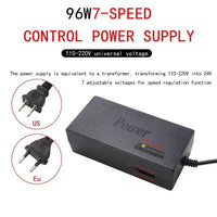 96W Precision Mini Table Saw with Adjustable Cutting Depth and Angle, 4 Blades, 7 Levels