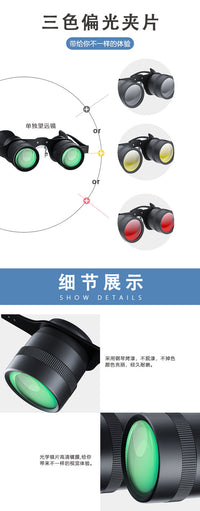 钓鱼望眼镜看漂神器专业高清高倍数放大清晰垂钓渔具配件高档眼镜