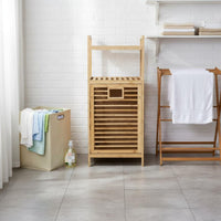 Tilt-out Laundry Sorter Cabinet Space-Saving Design for Bathroom, Bedroom