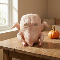 Novelty Roast Chicken Mask Weird Roast Turkey Mask Oversized Comfortable for Adults, Halloween