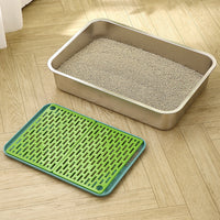 Cat Litter Mat, Plastic, Anti-Splash, for Cat Litter Box