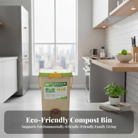 Bokashi Compost Bin Odorless Bokashi Container Indoor Composter Odor Control Kitchen Food Waste Composter for Garden, Countertop