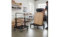 Foldable Panel Trolley Swivel Casters Glass Trolley Brake Wheels Door Vehicle Heavy Duty