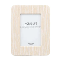 Modern Minimalist Geometric Leather Photo Frame Tabletop Decoration
