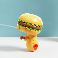 Handheld Hamburger Water Lightweight Press Water Toy Waterproof Squirt Sturdy for Children, Toddlers, Park Outings