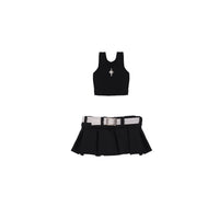 1/12 Scale BJD Doll Clothing Tank Top and Skirt Set