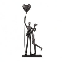 Hugging Couple Figurine Rectangular Base Couple Figurine Gift Romantic Sculpture for Couples