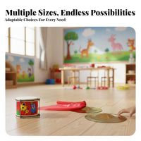 2 Pieces vibrant Sound Paired Hand Cymbals Easy to Play Paired Striking Discs Shiny Finish Percussion Instrument long-lasting Construction for Beginners, Musicians, Kindergarten, Music lesson, Cultural Events, Stage Performance