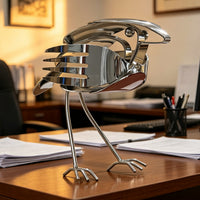 跨境便携式热销新Scrap Metal Art Sculpture知更鸟金属艺术雕塑