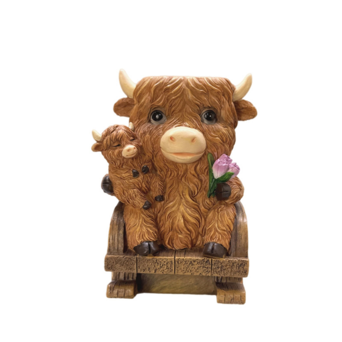 Character Planter Resin Flower Pot Compact for Desk