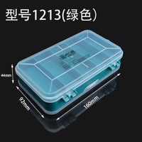 厂家直销 双面零件盒/13格元件盒/螺丝/收纳盒/塑料盒 维修工具盒