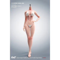 现货ANT 1/6兵人女素体T303 T303P窈窕全钢骨包胶 关节可动女素体