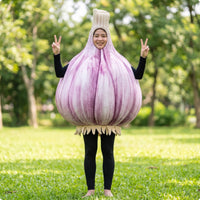 Garlic Costume Novelty Vegetable Costume Printed Tunic for Themed Parties, Carnival