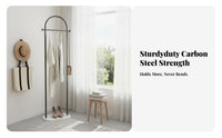 Floor-Standing Coat Tree Space-Saving Garment Rack Sturdy Construction