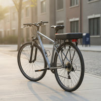 Waterproof Rear Bike Seat Cushion Thick Bike Rear Rack Pad Low-Profile Bike Seat Cushion Universal Fit for Commuters