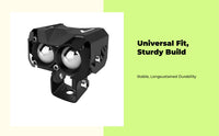 Waterproof LED spotlight for e-bikes