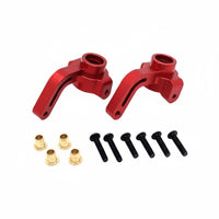 Front Steering Cup Set Anodized coating/12 Scale Steering Block Lightweight RC   Joint Arms for Rough Terrain